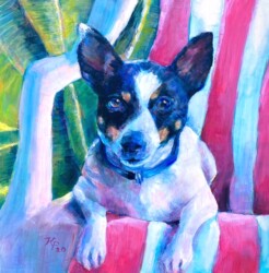 12 x 12 acrylic on Ampersand panel ~ original private collection ~ giclee prints $75